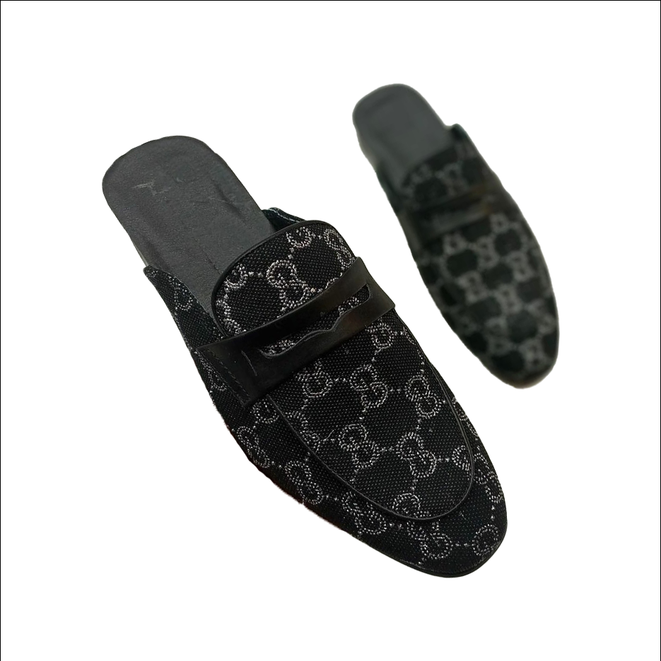 Black Designer Mules