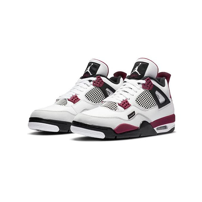 Air Jordan 4 (Purple, White & Black)