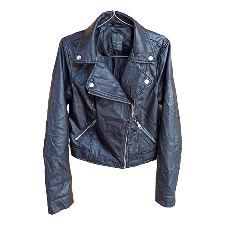 Black Leather Jacket for women