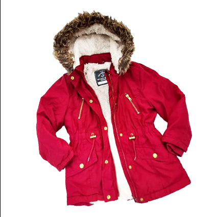 Dark Red Kids Jacket