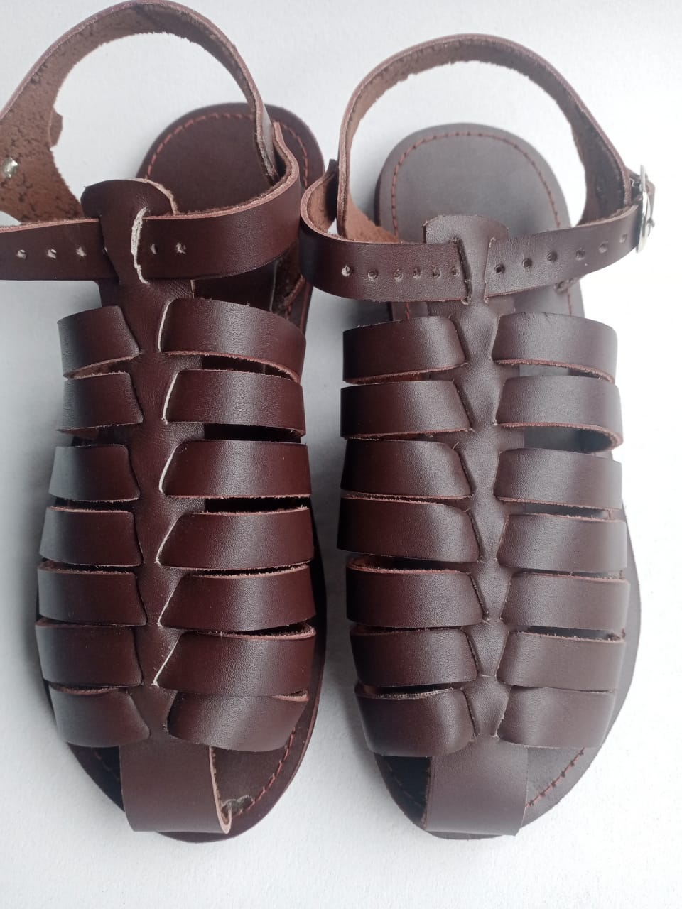 jesus leather sandals
