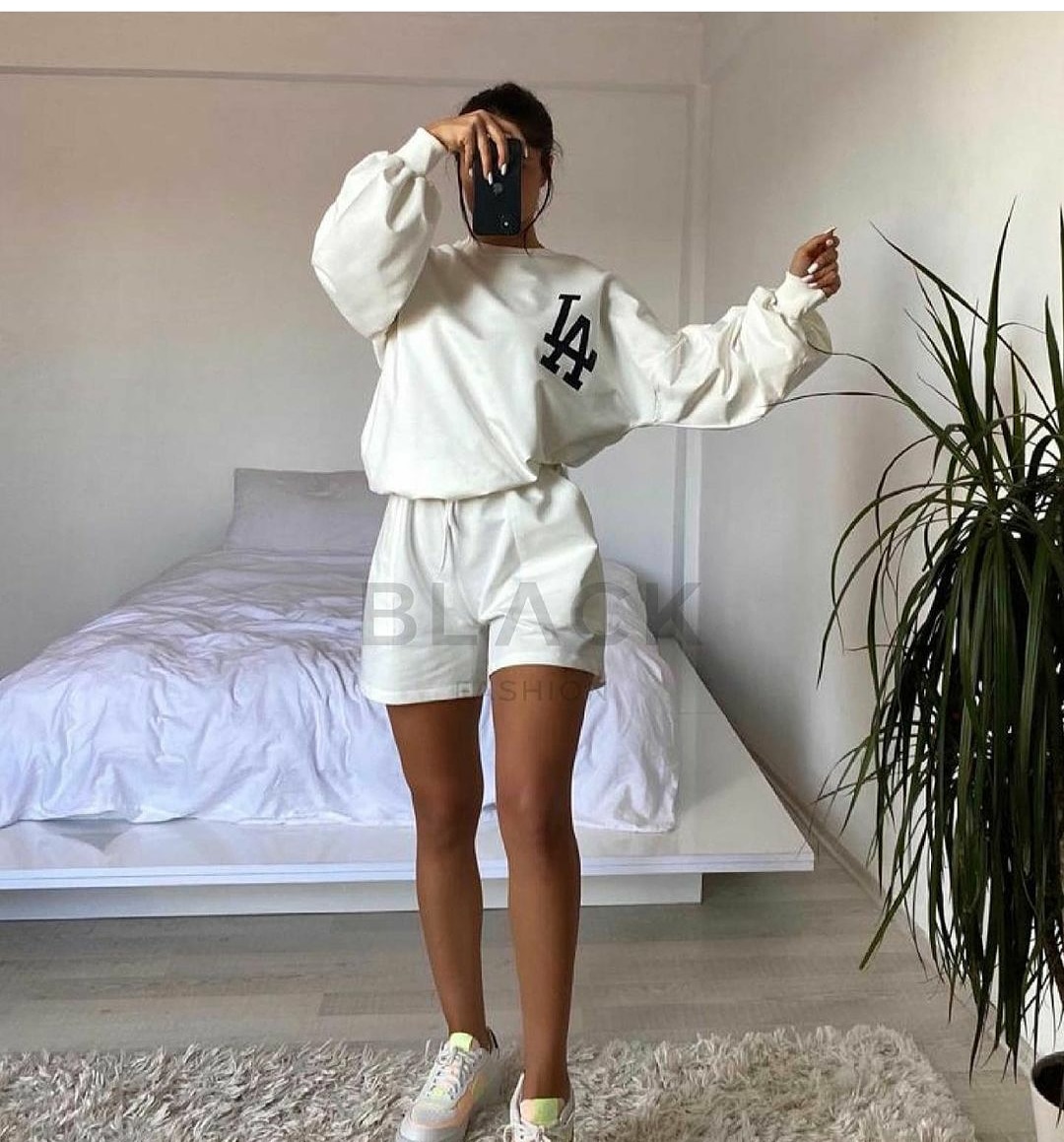 Balloon sleeve oversize sweat