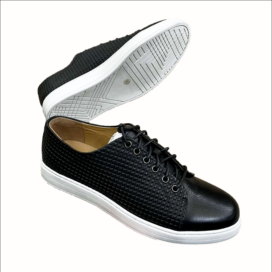 Black Laced Sneakers