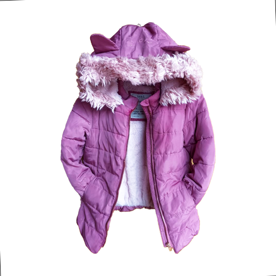 Kids Purple Leather Jacket