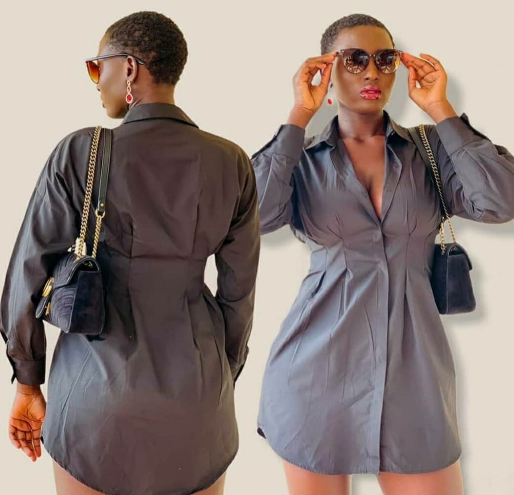 Black Shirt Dress