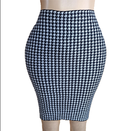Checked Skirt