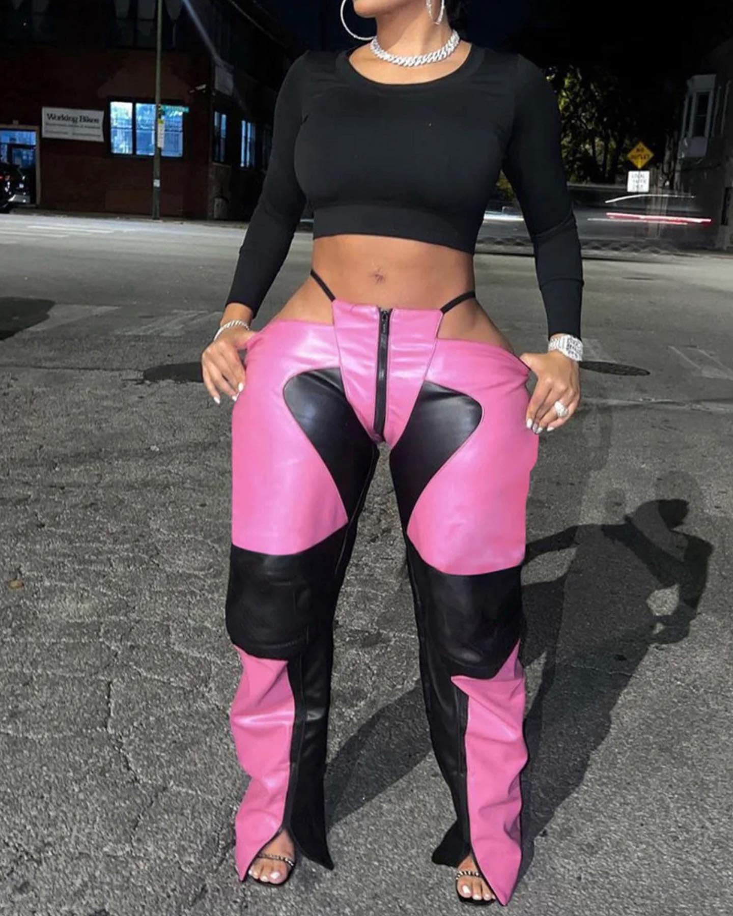 Cut Out Pants