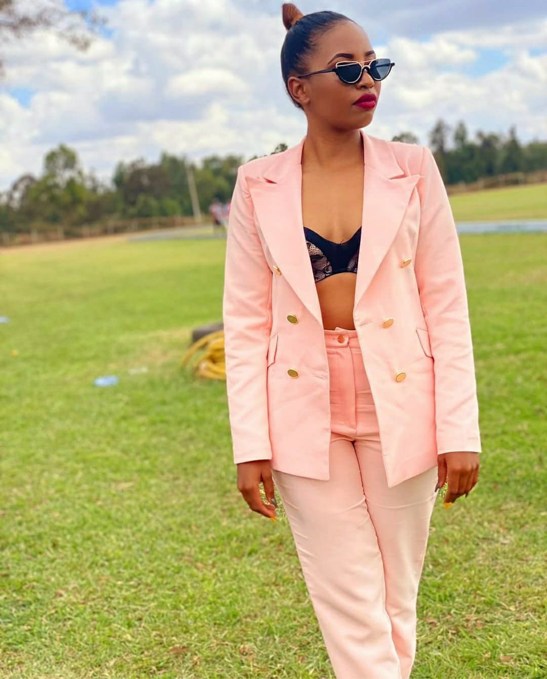 Peach power Suit